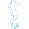 Seahorse marine animal