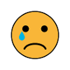 Sad emoji