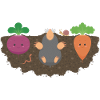 Vegetables and moles