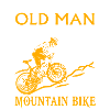 Old Man With A Mountain Bike Shirt