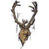 golden reindeer