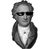Goethe mit Sonnenbrille Dichter Werther