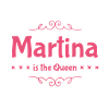 Martina is the Queen