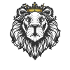 Lion with crown