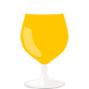 Bier Tulpe Glas