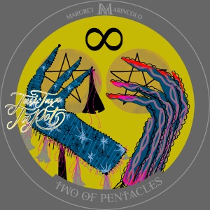 Two of Pentacles | Zwei der Münzen Tarot Karte