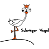 schräger Vogel
