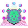 Vaporwave Bear