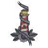 Lighthouse Old School Tattoo