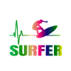 surfen beachboy california beach