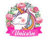Einhorn Blumen