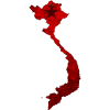 Outline Vietnam map