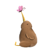 Kiwi and butterfly