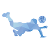 Volleyball Silhouette Dive Gift