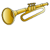 Trumpet Toot White Text
