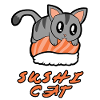 chat de sushi doux