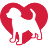 Beagle heart icon