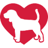 Beagle heart icon