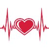 heart heartbeat pulse frequency symbol love love