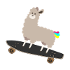 Alpaca Skateboard Longboard