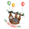 Happy Birthday sloth