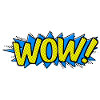 WOW! Cartoon comic sound effect