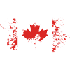 Canada flag blob