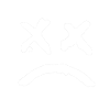 Expressive graffiti face - x - eyes