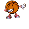 Joueur de basket-ball basket-ball dab