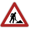 Baustellenschild Geschenk