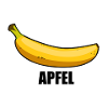 Banane/Apfel