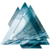 Triangle surfer wave