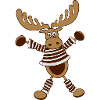 Elk, reindeer, antler, comic