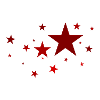 Stars in Red