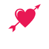 Heart with arrow