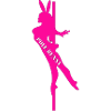 Pole Bunny Silhouette
