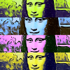 Mona Lisa Pop Art x 4