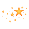 Stars in Orange