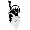 DJane Lady Liberty mit Kopfhörer