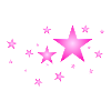 Étoiles en rose