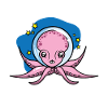Space Astronaut Octopus