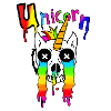 Unicorn skull