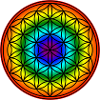 Flower of Life - Rainbow