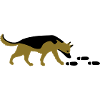 Mantrailer Shepherd vector