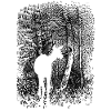 Forest Deer Drawing