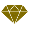 Diamond gold glitter