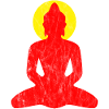 Buddha red