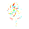 Bunte Windblume