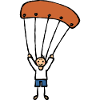 Paragliding with paraglider