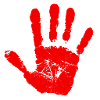Red Handprint